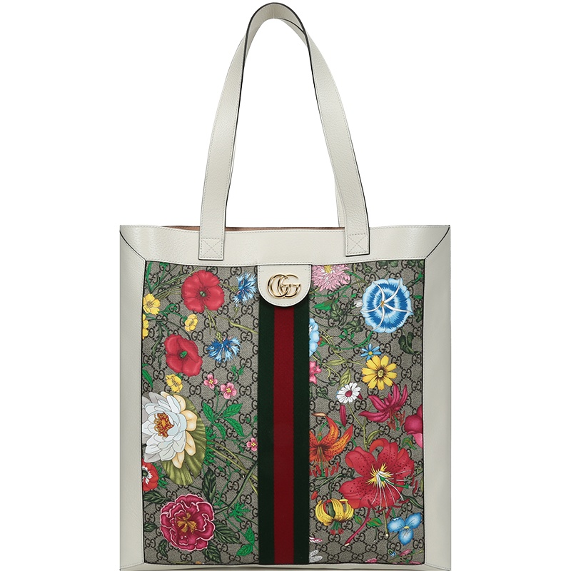 GUCCI 古驰 女士 帆布/皮革手提单肩包子母包 519335 HWHBC