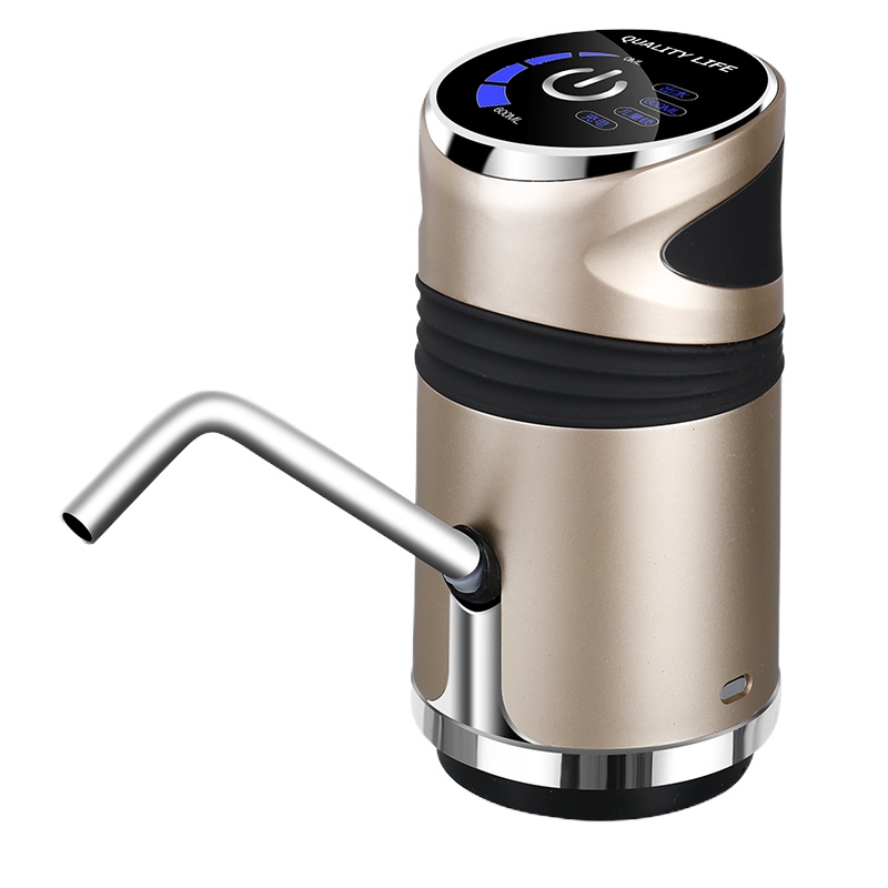阿斯卡利(ASCARI)电动抽水器纯净水桶家用自动上水矿泉水桶压水器桶装水吸水器水泵 金色-升级款(触摸屏)