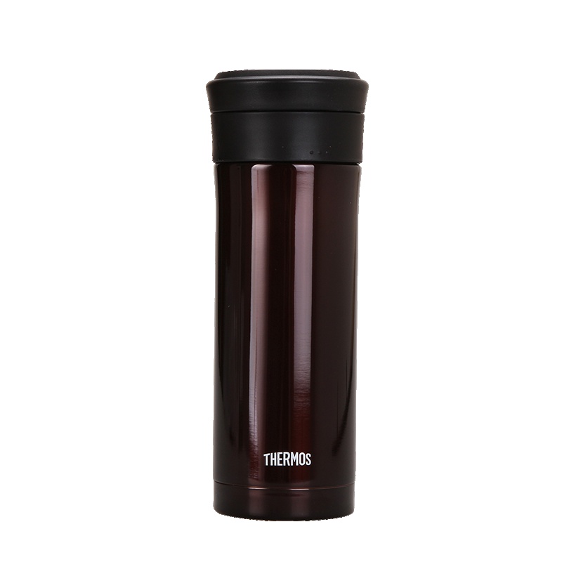 膳魔師(THERMOS)保温杯TCMK-500带茶漏泡茶杯500ML水杯304不锈钢车载办公商务咖啡色CBW家用/通用