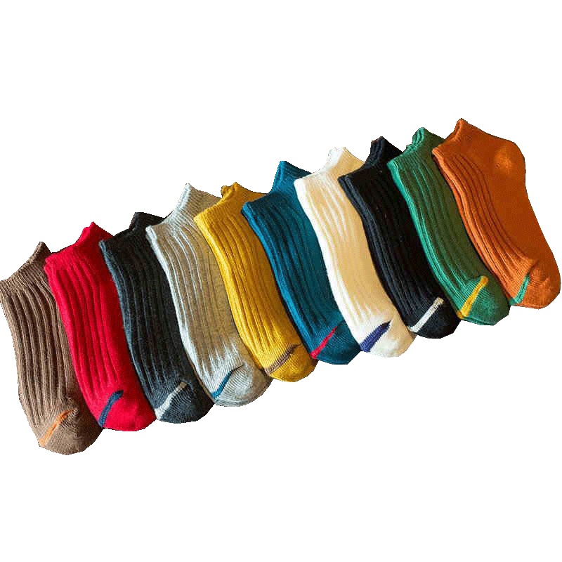 初愫男夏季船袜薄款短口吸汗夏低帮透气袜子5双装