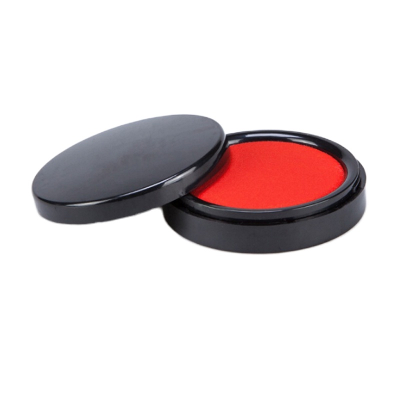 齐心印台 红色 95MM 大号 B3748