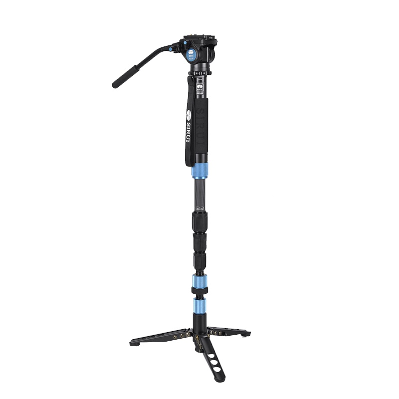 思锐(SIRUI) P224SR+VA5 便携碳纤维独脚架云台套装 摄影摄像单反相机 独角架支架 三脚底座