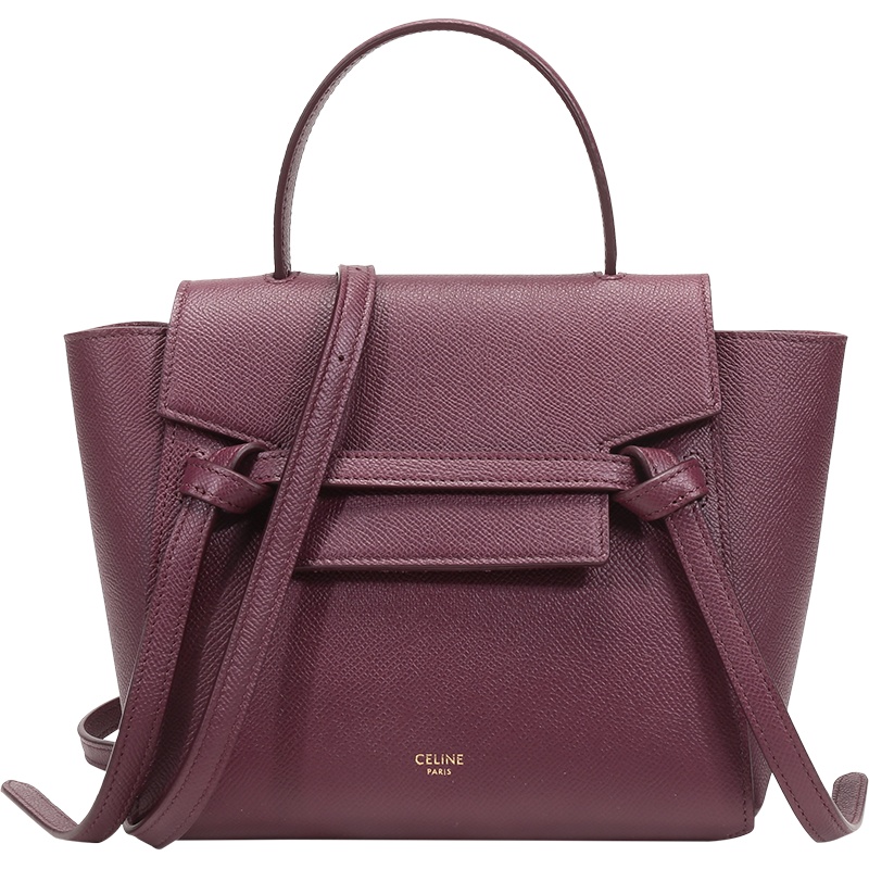 CELINE 赛琳 女士牛皮BELT NANO鲶鱼包手提单肩斜挎包 189003ZVA