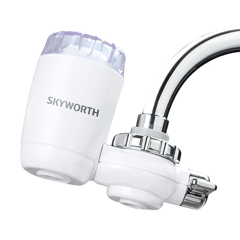 创维(Skyworth)小水宝龙头净水器 家用厨房水龙头过滤器 自来水净化器滤水器净水机CW120K 一机一芯