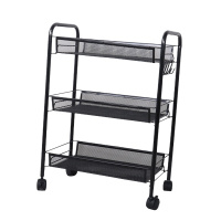 顶天立地三层伸缩置物架 52*208-250cm