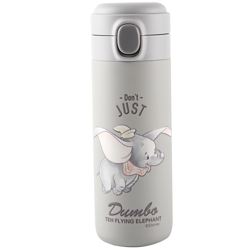迪士尼DISNEY 时尚弹跳杯400ml 316钢保温杯 轻巧 紫 GX-6163