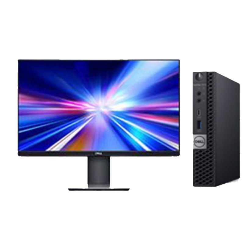 戴尔(Dell)OptiPlex3070Micro电脑整机 21.5英寸显示器(i3-9100T 4G 500G W10)