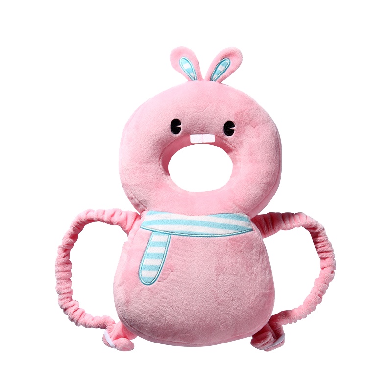 [棒棒猪]护头枕(BBZ-MR0039)吉吉兔 1个装 柔软pp棉 防摔枕头部保护罩 宝宝学步帽防撞护头帽