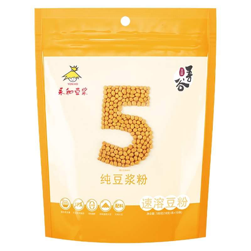 永和吾谷系列纯豆浆粉180g(18g/条×10)