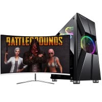 世纪之星 i7级六核至强E5 2620/GTX1050 D5独显/8GB内存/256G固态 家用办公商用游戏台式机 台式电脑 DIY组装机 组装电脑 电脑主机+24英寸曲面全套