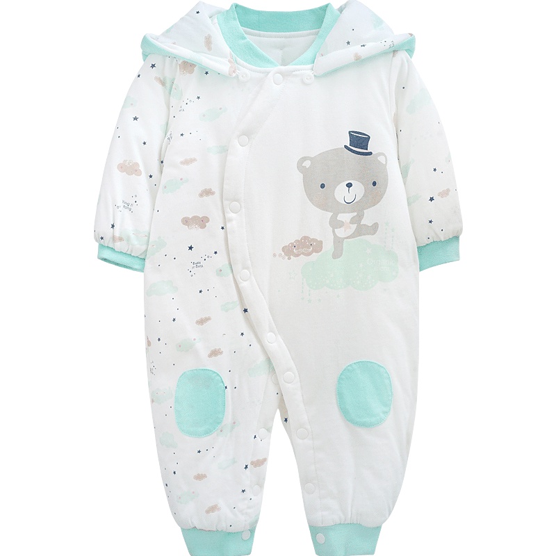 苏宁自营婴姿坊男女童连体衣二色可选 59-80cm 0-1岁