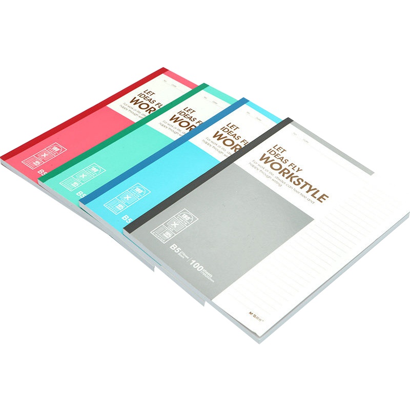 晨光(M&G)APYJP411 B5/40页软抄本8本 无线装订本 胶装本 记事本 笔记本子 会议记录本