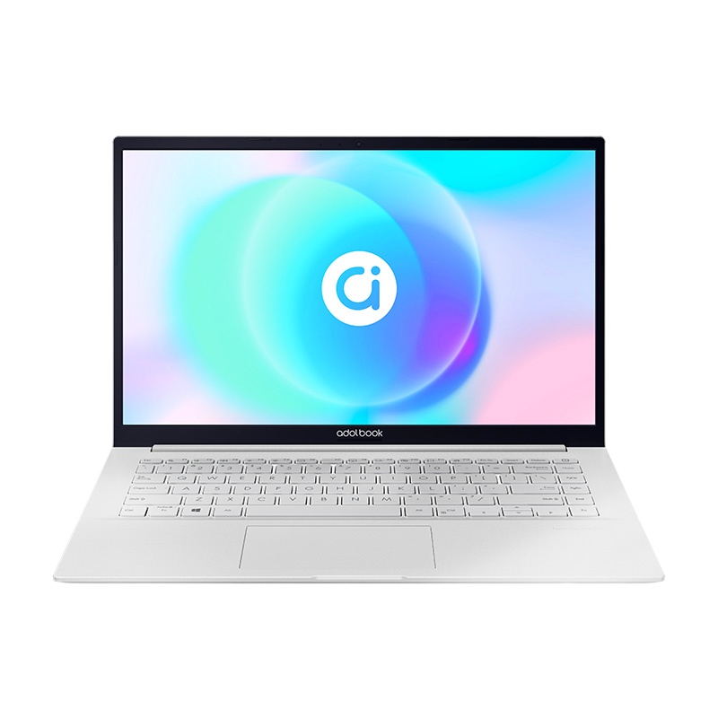 华硕a豆14 高颜值轻薄本 英特尔酷睿i3 学生商务办公笔记本电脑(i3-1115G4 8G 512G 低蓝光护眼屏)白