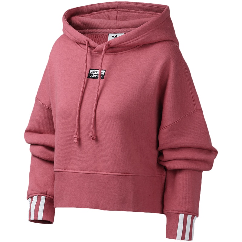 adidas阿迪达斯三叶草女装运动服休闲连帽卫衣EJ8539