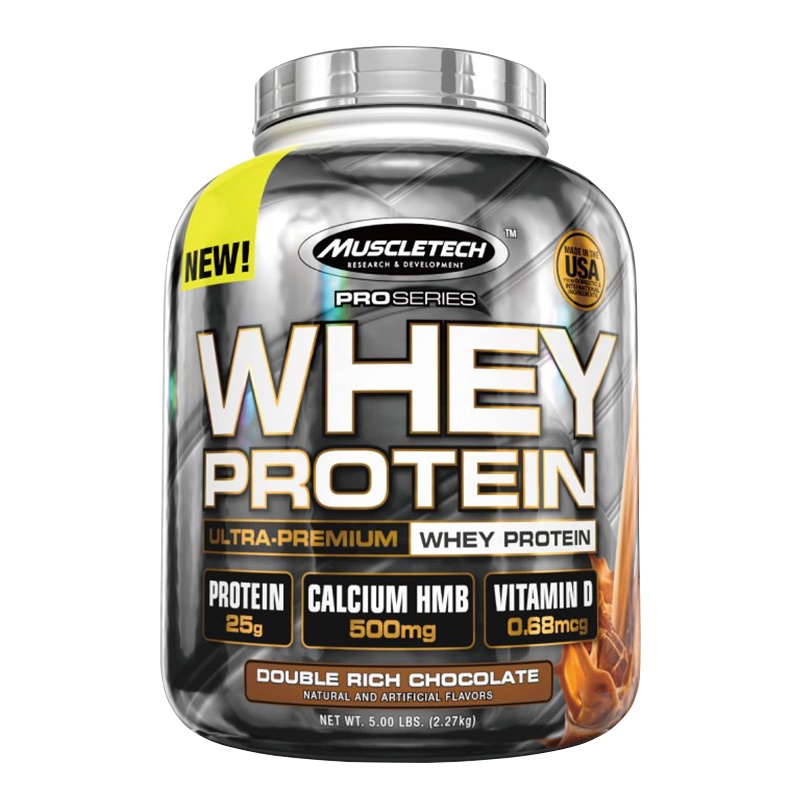 Muscletech肌肉科技Pro乳清蛋白质粉5磅蛋白棒增健身男女肌粉增健重肌粉男进口官方正品营养蛋白粉(冰咖啡味)