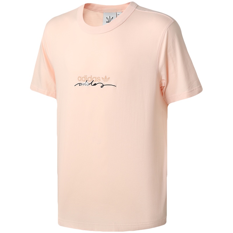 阿迪达斯三叶草男服短袖T恤R.Y.V双LOGO运动休闲服GD9285