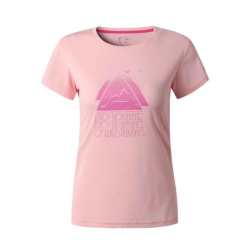 诺诗兰（NORTHLAND）户外女式圆领快干短袖T恤GQ052998/GQ062104