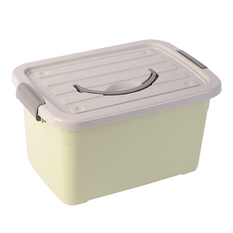 塑料加厚整理收纳箱儿童玩具衣物杂物整理储物箱可手提车载收纳箱41*28*22 bd