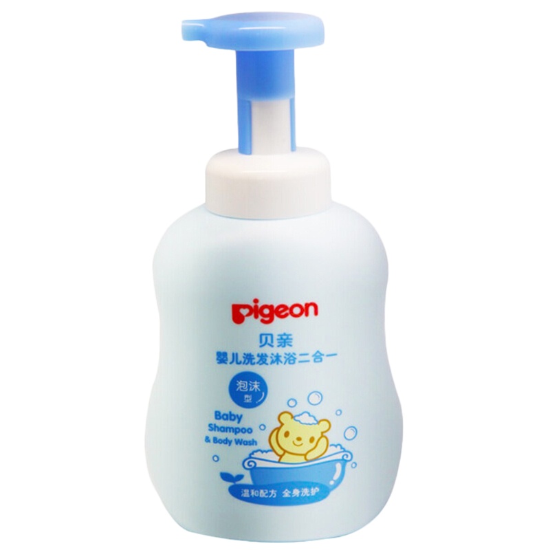 贝亲 沐浴洗发二合一500ml