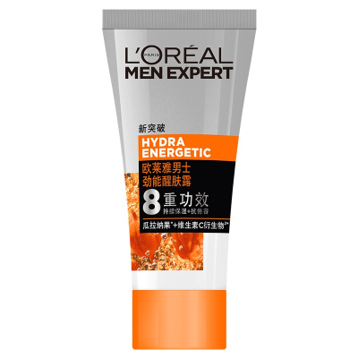 欧莱雅(L'OREAL)男士劲能醒肤露8重功效旅行装8ml