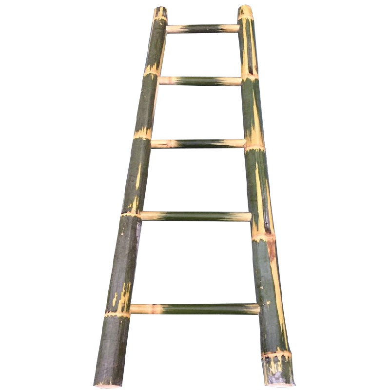 幼儿园竹制2米梯子 表层油漆处理 游戏梯子竹梯游戏道具户外玩具