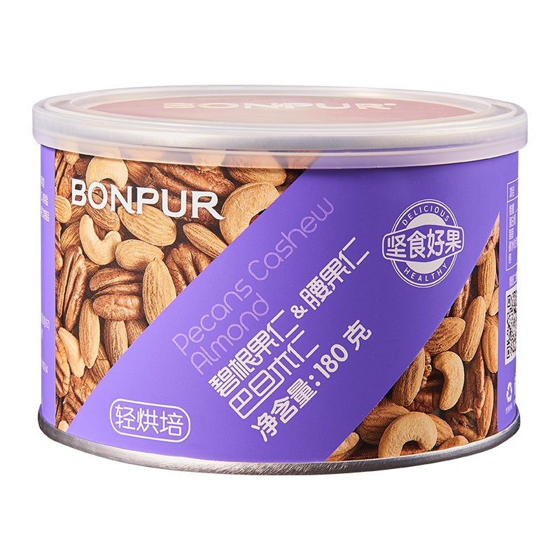 坚食好果每日坚果混合罐装干果孕妇零食特产含碧根果腰果巴旦木仁25g