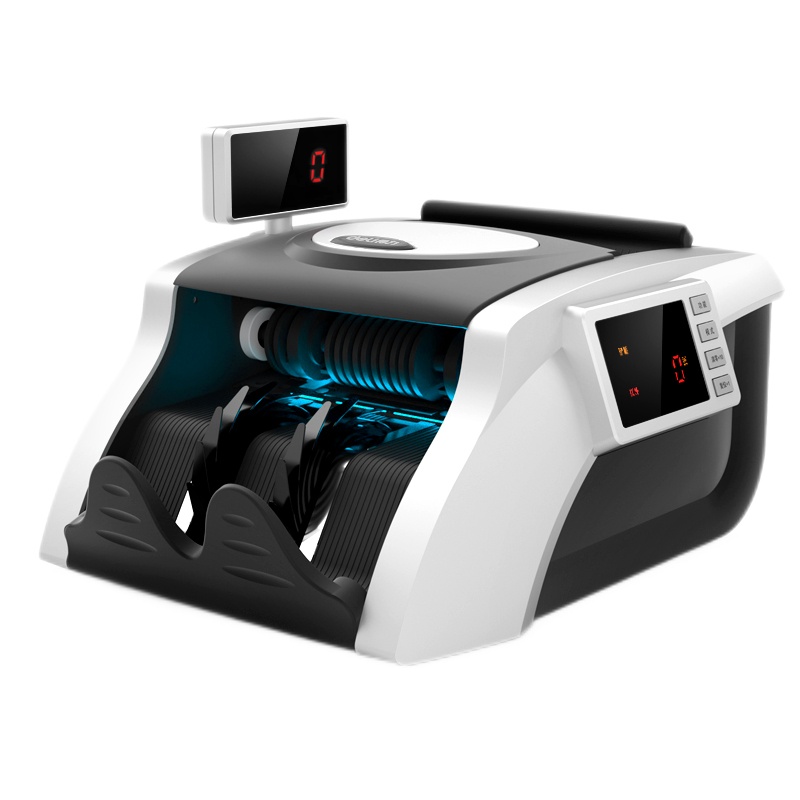 得力(deli) 点钞机 银行智能语音报警点钞机支持混点 验钞机 支持2019新版可验新钞 3908S