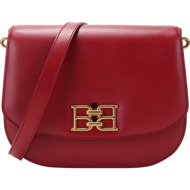 巴利 BALLY 女士皮质B-Chain手提单肩斜挎包BECKIE