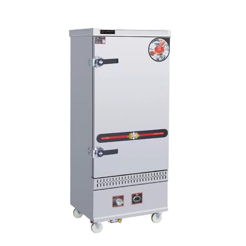 宇洋(YY) 燃气蒸包炉商用加厚不锈钢多功能蒸菜馒头米饭海鲜炖汤机自动进水蒸箱12盘大容量蒸饭柜蒸饭车天然气蒸饭机