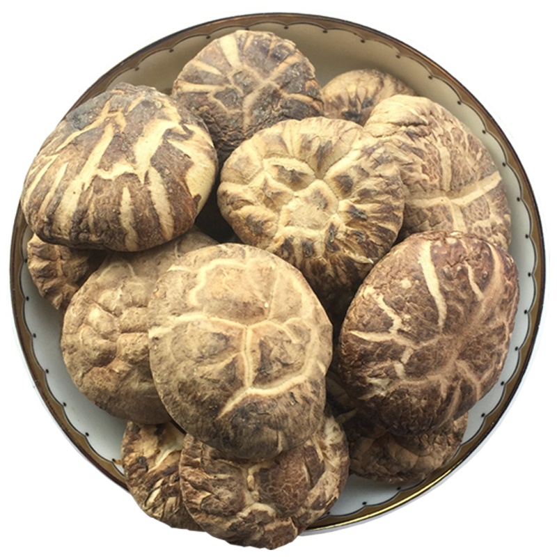 [满78减20]俏果缘 花菇250g*2椴木香菇干香菇农家自产野生椴木香菇无根干香菇野生冬菇干货井冈山花菇香菇干货袋装