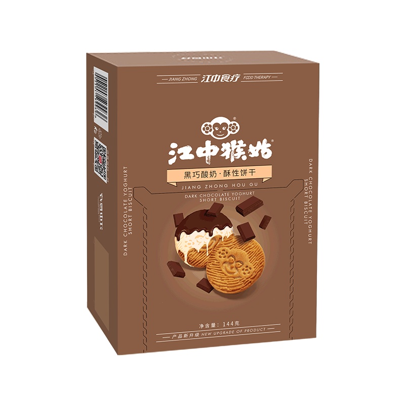 江中猴姑黑巧酸奶饼干720g