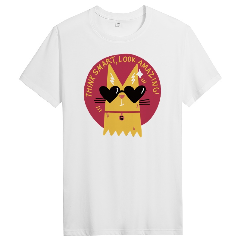 男短袖夏季纯棉T恤青年潮牌上衣服修身半袖 DT11024