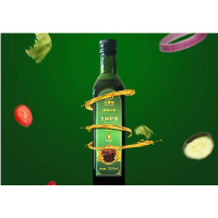 亚麻籽油礼盒冷榨一级孕妇婴儿宝宝食用纯500ml*2