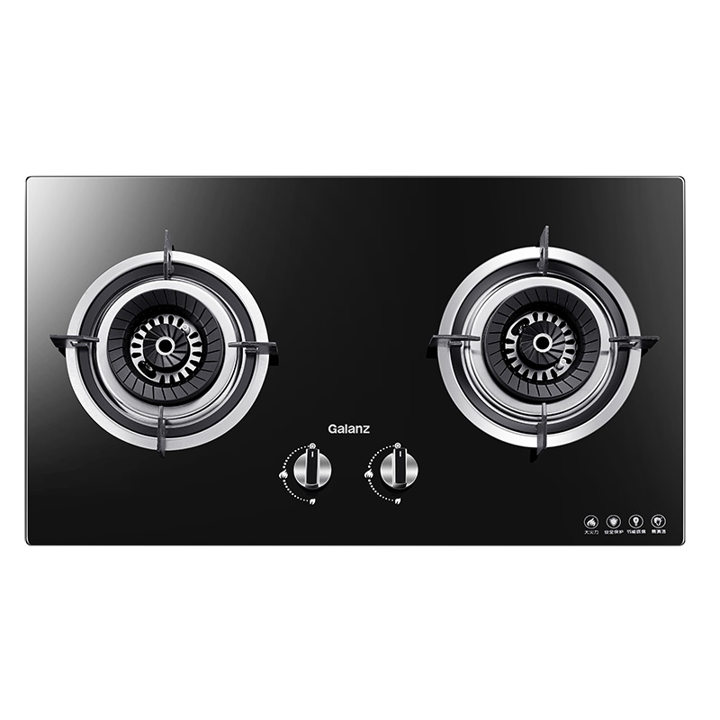 Galanz格兰仕燃气灶JZT-G0294 天然气大火力熄火保护防爆钢化玻璃