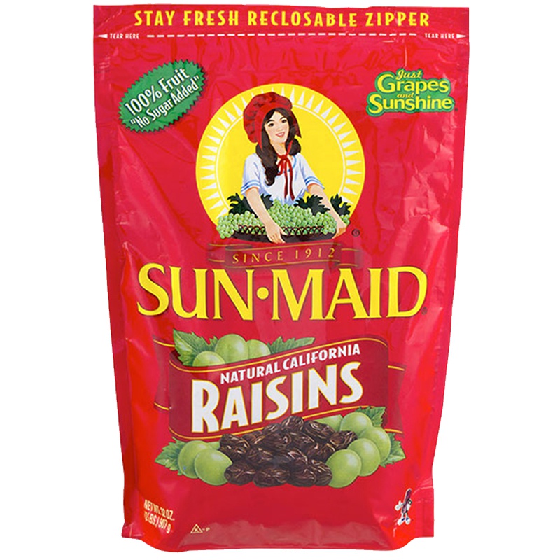 美国进口 SUN.MAID 阳光少女 加州天然葡萄干 907克/袋装 进口葡萄干