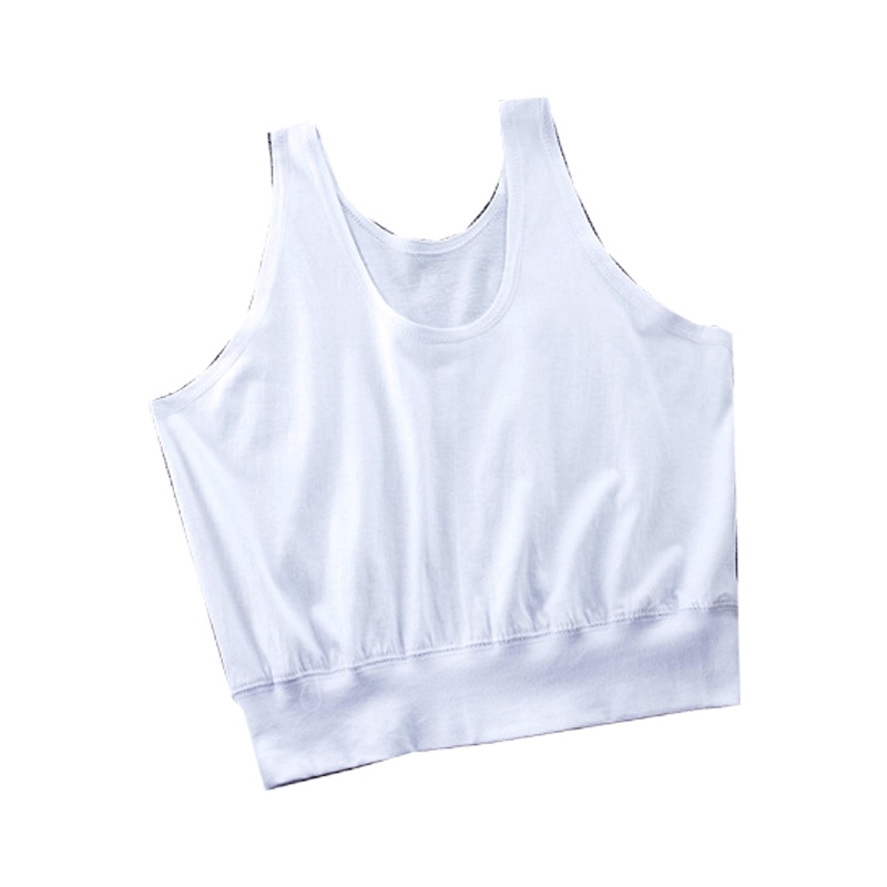 定制中老年纯棉背心 白色