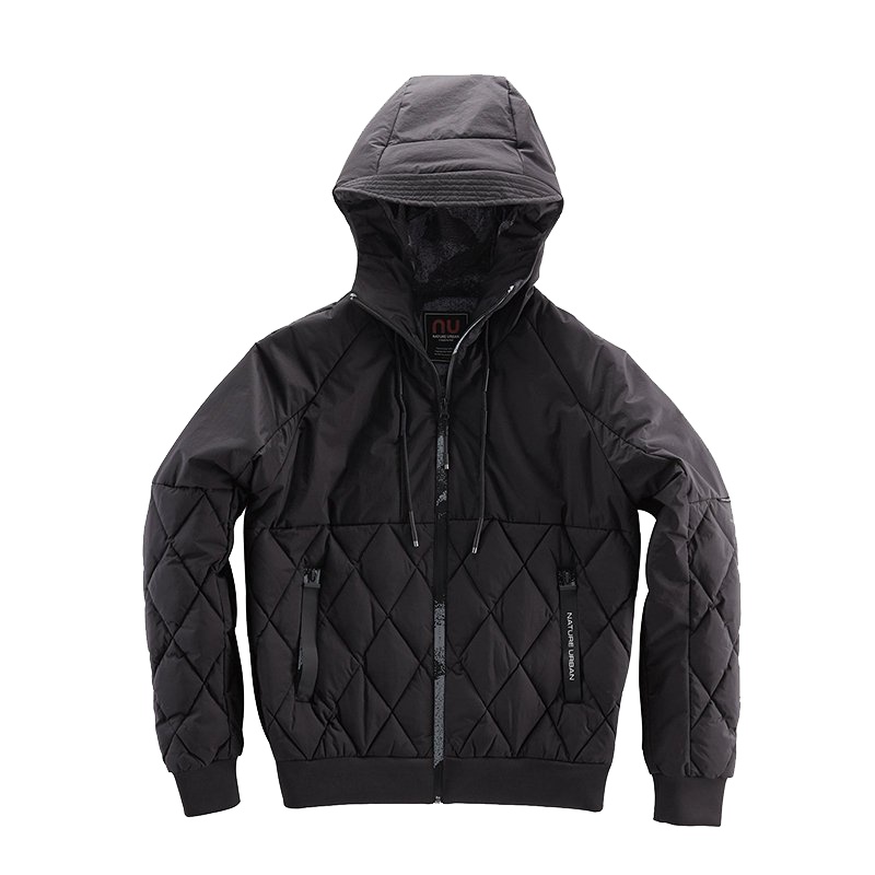 诺诗兰[NU系列]户外羽绒衣户外秋冬男式运动休闲潮流防风保暖徒步旅行连帽羽绒服外套KD065801