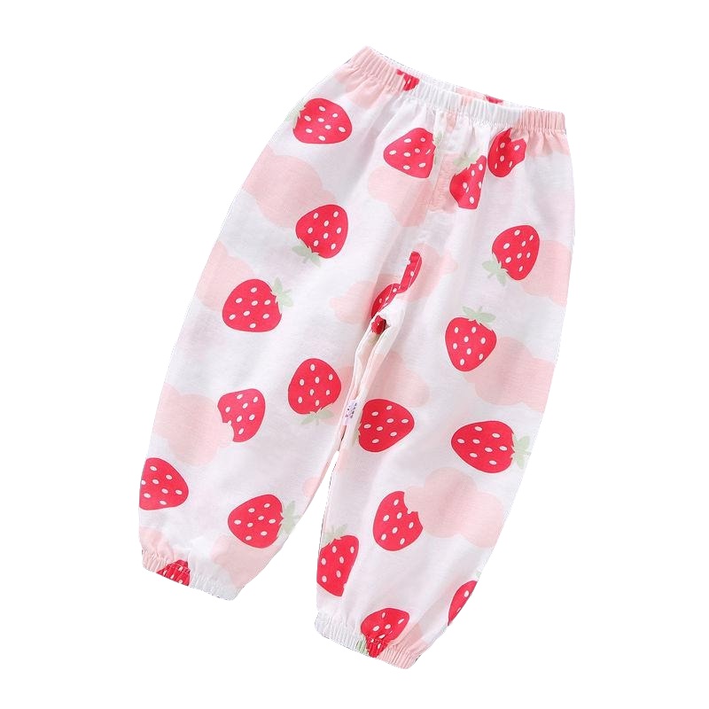 儿童防蚊裤宝宝婴儿夏季薄款休闲打底男童女童夏装灯笼长裤子臻依缘