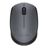 罗技(Logitech)M170无线鼠标台式机电脑笔记本家用商务办公通用便携USB光电鼠标小巧时尚办公鼠标灰色+鼠标垫
