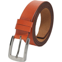 俞兆林百搭男士休闲皮带合金扣头带条二层皮针扣腰带夏冬季成年男性腰饰