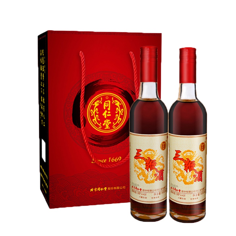 同仁堂 鹿鞭酒 500ml*2 38%vol