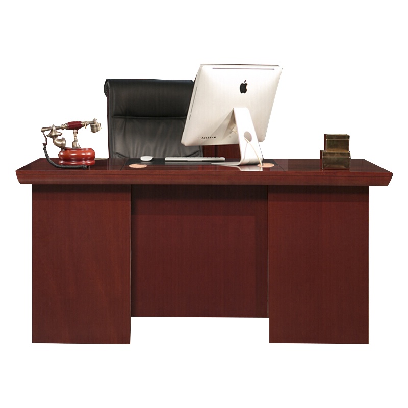 永格办公家具电脑桌贴木皮经理桌主管桌家用写字台1.6米