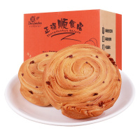 正得顺红豆味手撕面包500g箱装(怀旧零食办公室早餐蛋糕休闲食品懒人速食早点)