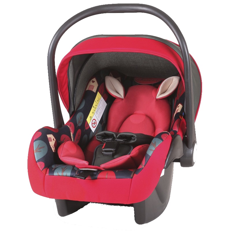 贝贝卡西婴儿童安全提篮式汽车座椅新生儿宝宝车载家用摇篮0-15月 LB321 静谧丛林