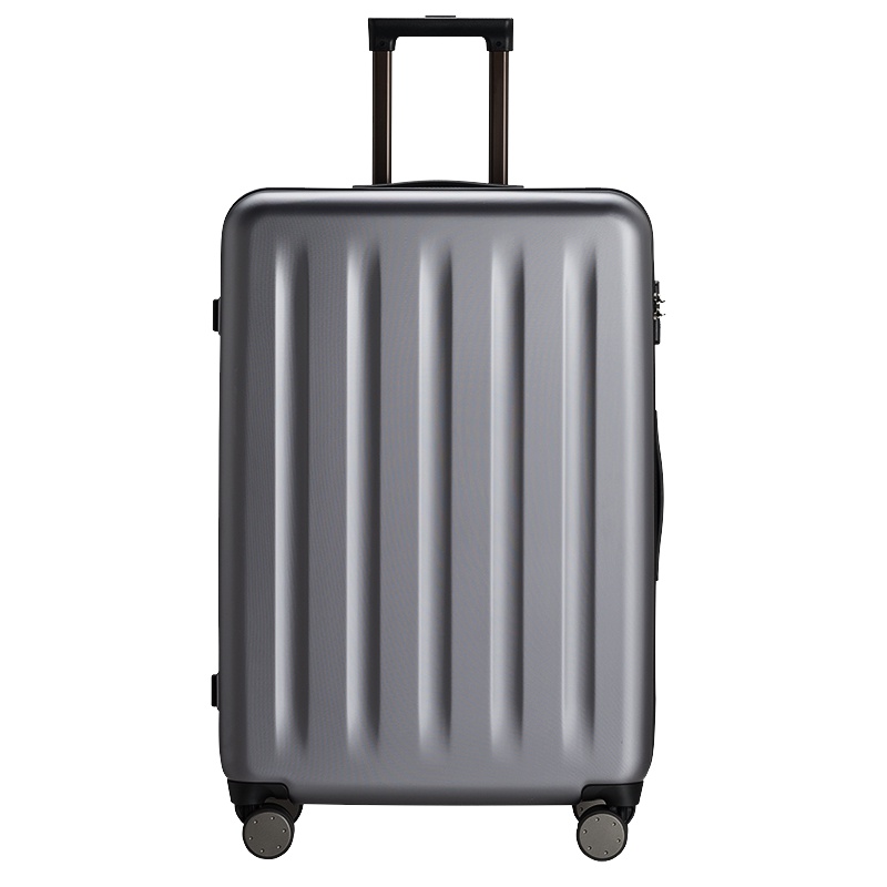 90分行李箱 PC旅行箱男女 静音万向轮拉杆箱多瑙河 24英寸托运箱 幻夜黑 小米生态链企业