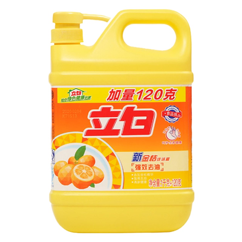 立白 新金桔精洗洁精 1kg+120g 强效去油 HB