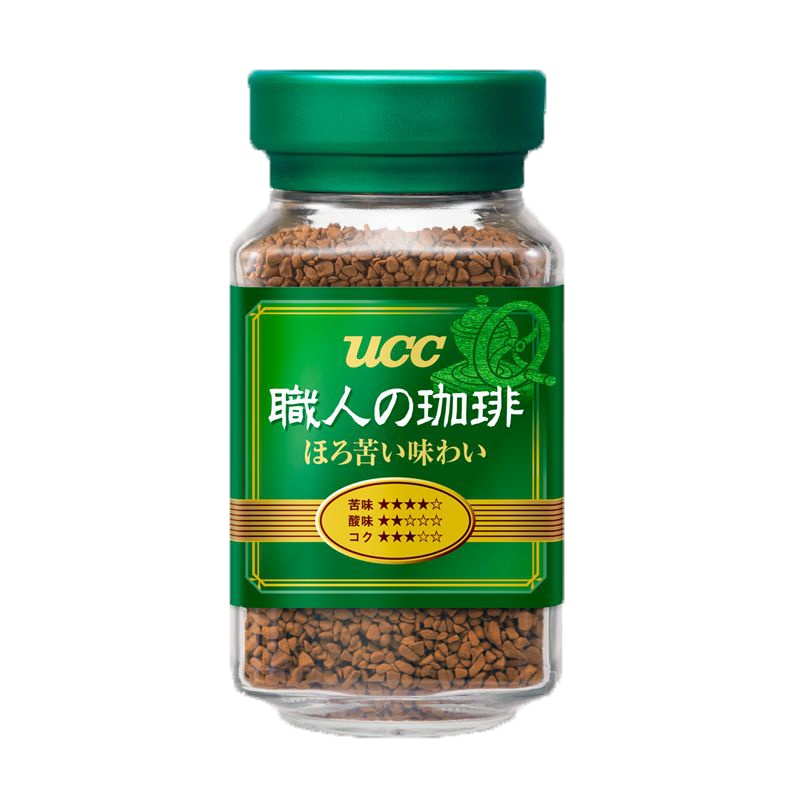 日本进口 UCC(悠诗诗) 职人系列 绿标速溶咖啡 90g/瓶
