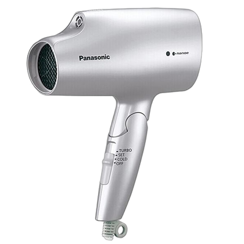 松下(Panasonic) EH-NA59家用电吹风 负离子护发 1400W 3档温控 静音设计 银色