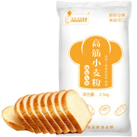 品品好面包粉2.5kg面包机专用烘焙原料披萨高筋小麦粉