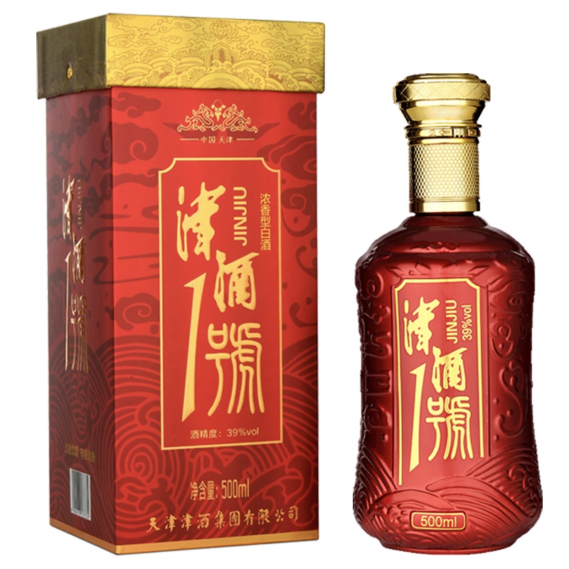 津酒1号39°绵雅浓香型白酒500ml